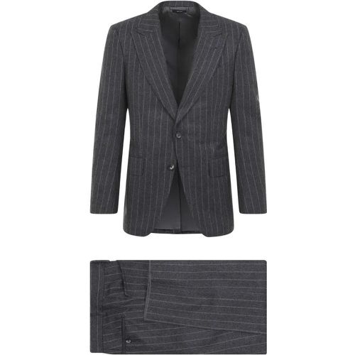 Grey Wool Suit - Größe 50 - Tom Ford - Modalova