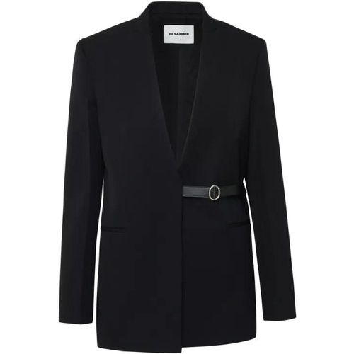 Black Wool Jacket - Größe 34 - black - Jil Sander - Modalova