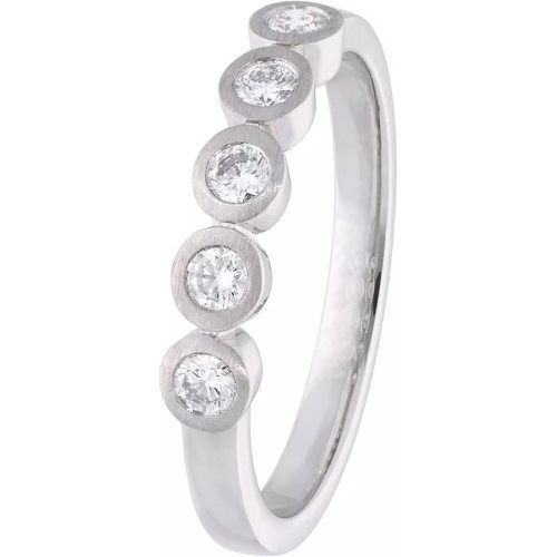Ring - Ring with 5 diamonds zus. approx. 0,30ct - Gr. 54 - in Silber - für Damen - VOLARE - Modalova