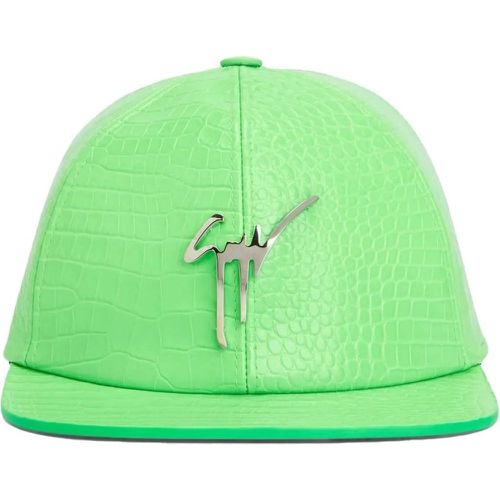 Caps & Mützen - Cohen Signature Logo Leather Baseball Cap - Gr. M - in - für Damen - giuseppe zanotti - Modalova