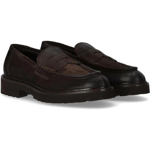 Loafer - COMMANDER DUNKELBRAUNER LOAFER - Gr. 42 (EU) - in - für Damen - Doucal's - Modalova