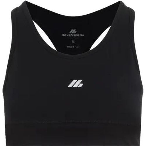 Black Reflective Sports Bra - Größe L - Balenciaga - Modalova