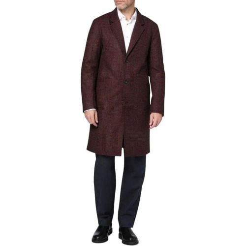 Manteau Redingote mini Tartan rouge noir gris M2R - Größe L - Paul Smith - Modalova