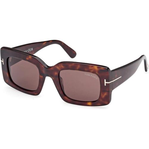 Sonnenbrille - Brigitta - Gr. unisize - in Braun - für Damen - Tom Ford - Modalova