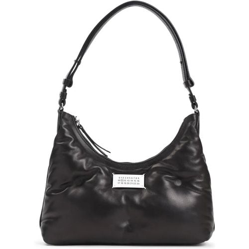 Shopper - Glam Slam Small Black Lamb Leather Hobo Bag - Gr. unisize - in - für Damen - Maison Margiela - Modalova