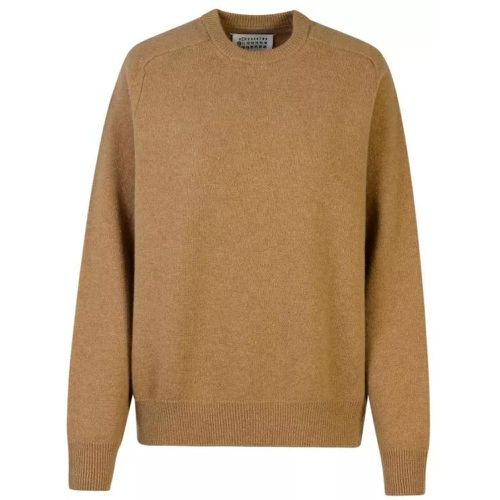 Beige Wool Sweater - Größe M - Maison Margiela - Modalova