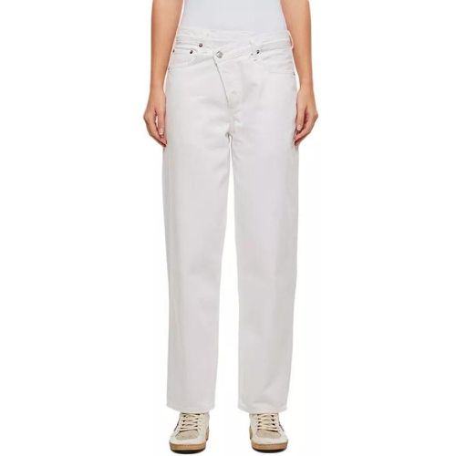 Criss Cross Regular Denim Pants - Größe 25 - white - Agolde - Modalova