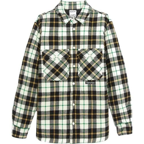 County Of Milan Tartan Padded Shirt - Größe L - Marcelo Burlon - Modalova