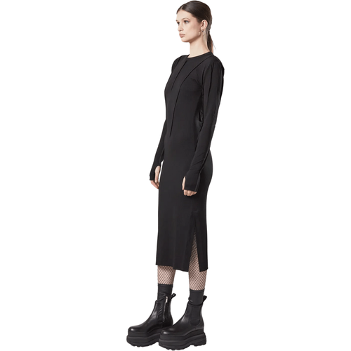 Kleid mit Daumenlöchern - Größe XS - schwarz - Thom Krom - Modalova