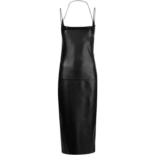 Black Halterneck Midi Dress - Größe 40 - black - The Attico - Modalova