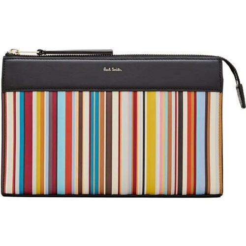 Crossbody Bags - Multicoloured Striped Leather Clutch - Gr. unisize - in - für Damen - Paul Smith - Modalova