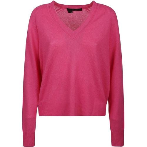 Zaya V-neck Sweater Pink & Purple - Größe S - 360 Cashmere - Modalova