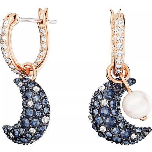Ohrringe - Luna drop earrings, Asymmetrical design, Moon, - Gr. unisize - in Mehrfarbig - für Damen - Swarovski - Modalova