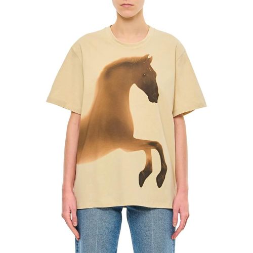 Faded Horses T-Shirt - Größe S - Stella Mccartney - Modalova