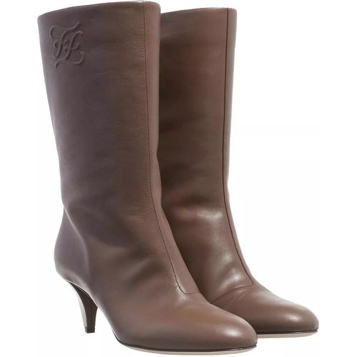 Boots & Stiefeletten - Tronchetto Boots Leather FF - Gr. 36 (EU) - in - für Damen - Fendi - Modalova