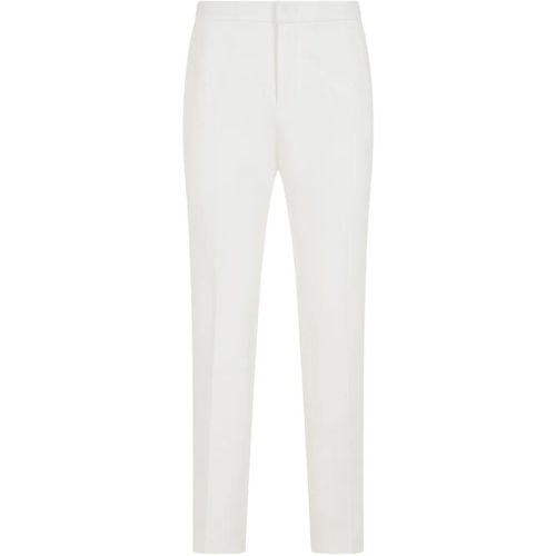 White Slim Fit Pants - Größe 42 - Fabiana Filippi - Modalova