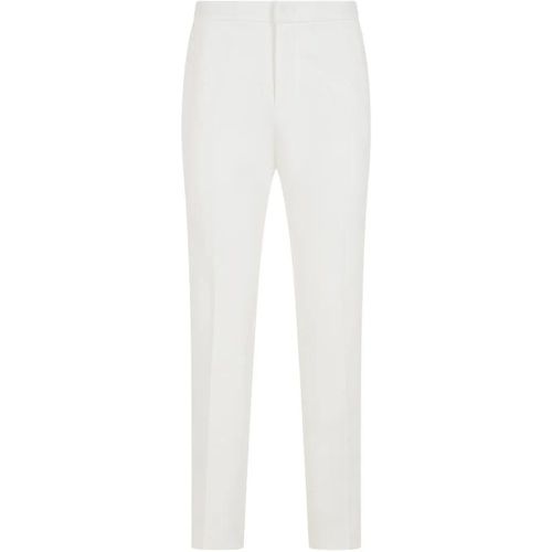 White Slim Fit Pants - Größe 42 - weiß - Fabiana Filippi - Modalova