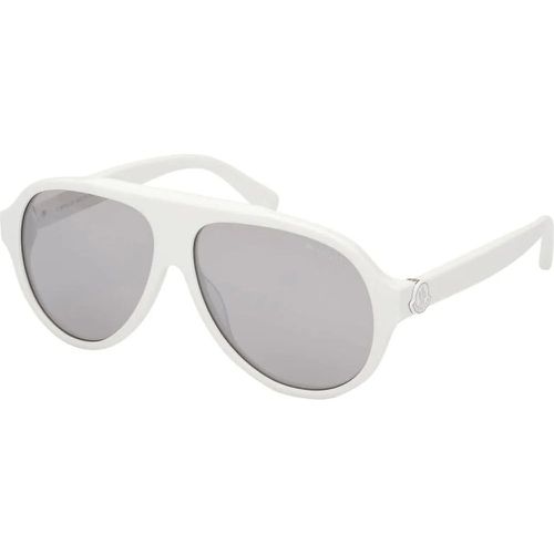 Sonnenbrillen - Ml0265 Caribb Logo Sunglasses - Gr. unisize - in Weiß - für Damen - Moncler - Modalova