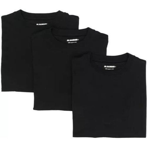 Black Logo T-Shirt (3 Set) - Größe M - black - Jil Sander - Modalova