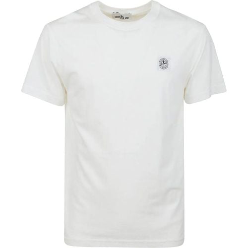 T-shirts And Polos White - Größe L - Stone Island - Modalova