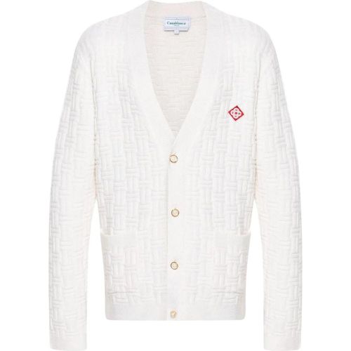 COLUMN CARDIGAN WHITE - Größe S - Casablanca - Modalova