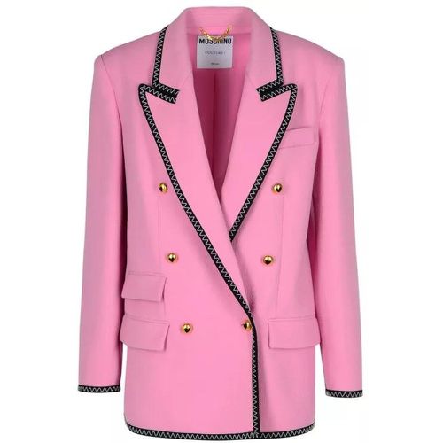 Blazer In Viscose Blend - Größe 40 - Moschino - Modalova