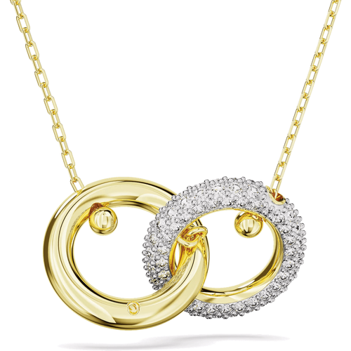 Charms - Dextera pendant, Interlocking loop, Gold-tone plat - Gr. unisize - in Weiß - für Damen - Swarovski - Modalova