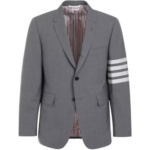 Med Grey Fit 1 Wool Blazer - Größe 5 - Thom Browne - Modalova