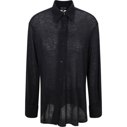 Cashmere Shirt - Größe 36 - Tom Ford - Modalova