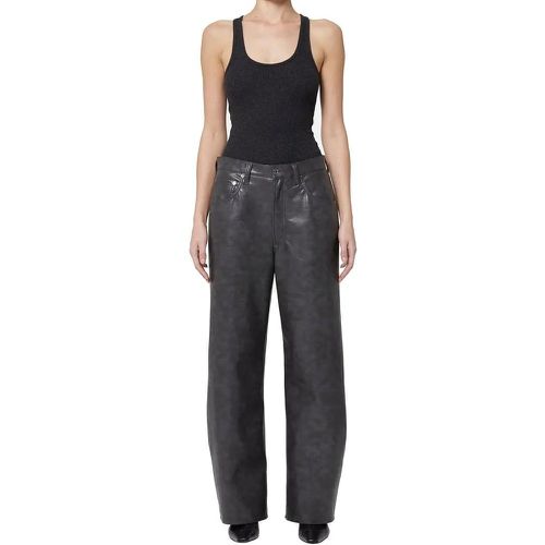 Recycled Leather Low Curve Denim Pants - Größe 28 - Agolde - Modalova