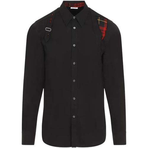 Distressed Harness Shirt - Größe 15 - alexander mcqueen - Modalova