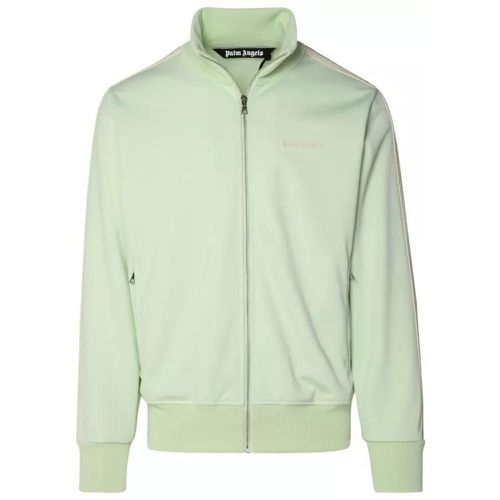 Green Polyester Sporty Sweatshirt - Größe L - green - Palm Angels - Modalova