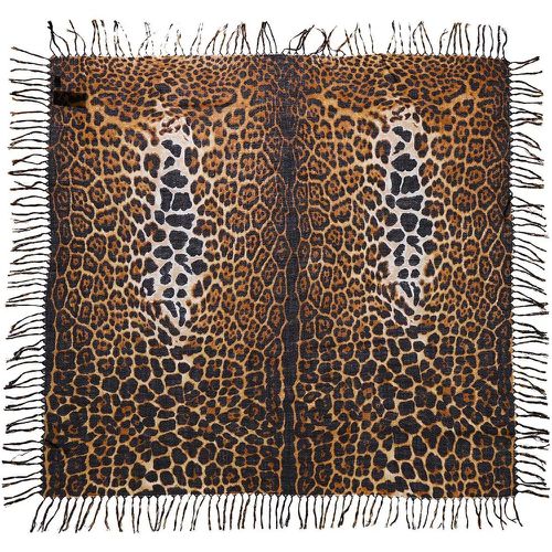 Tücher & Schals - Leopard Print Scarf - Gr. unisize - in - für Damen - Saint Laurent - Modalova