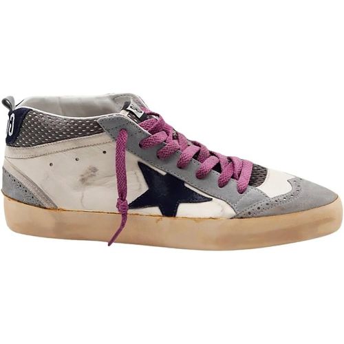 Low-Top Sneaker - Mid Star Sneaker Nappa Trims Wave - Gr. 39 (EU) - in - für Damen - Golden Goose - Modalova