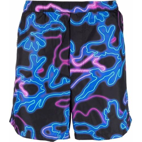 Neon-Print Swim Shorts - Größe 50 - Valentino - Modalova