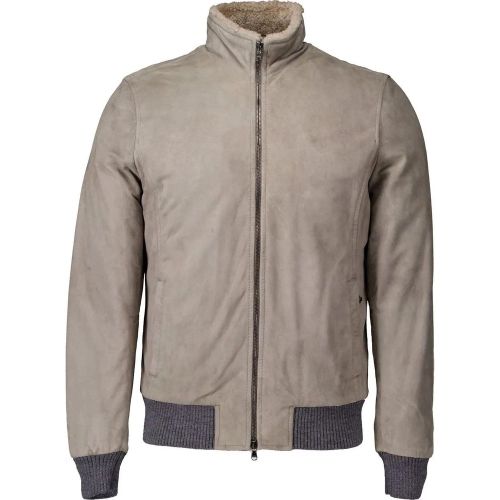 Wolf Jackets Lichtgrijs 43702 - Größe 48 - Barba Napoli - Modalova