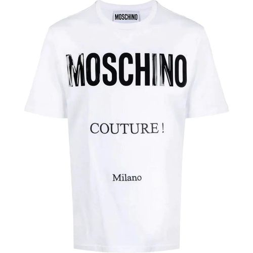 T-shirt White - Größe 48 - Moschino - Modalova