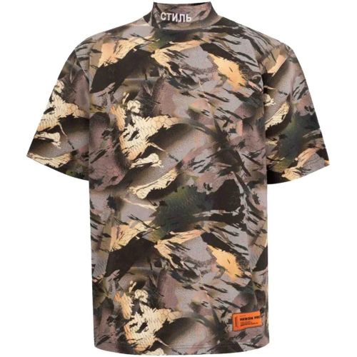 Camouflage Print T-shirt - Größe M - Heron Preston - Modalova