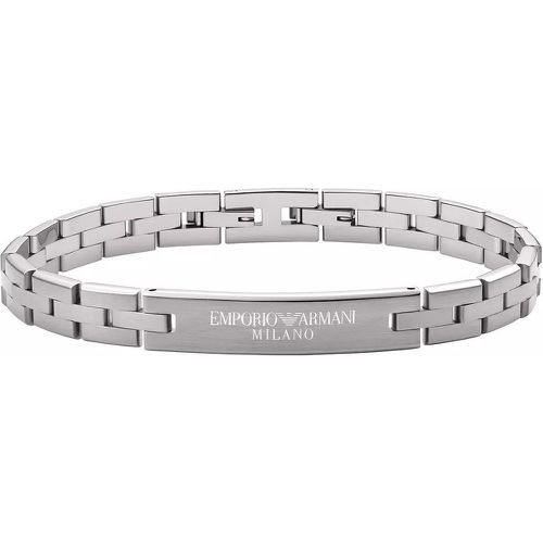 Armbänder - Stainless Steel Chain Bracelet EGS2814040 - Gr. M - in Silber - für Damen - Emporio Armani - Modalova