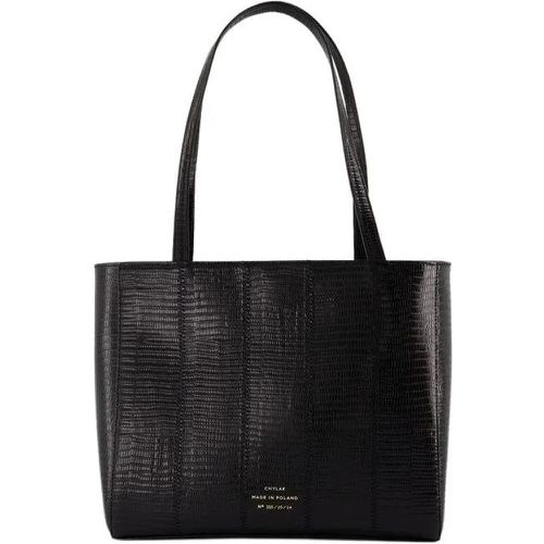 Tote - Wide Shopper Bag - Leather - Black - Gr. unisize - in - für Damen - Chylak - Modalova