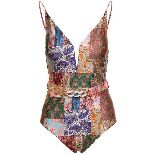 Multicolor Swimsuit With All-Over Paisley Motif An - Größe 2 - multi - Zimmermann - Modalova