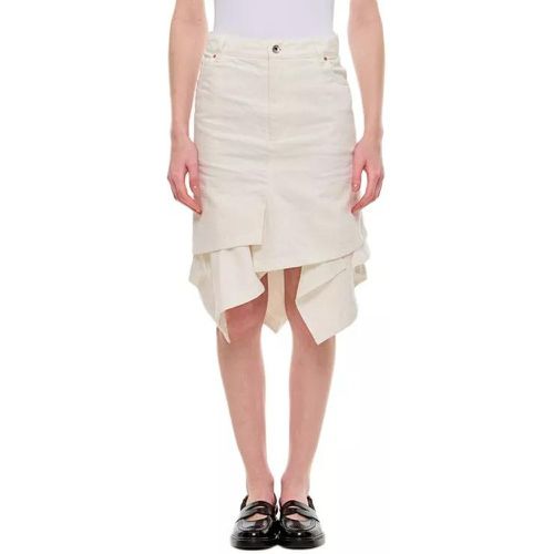 Denim Skirt - Größe 2 - white - Sacai - Modalova
