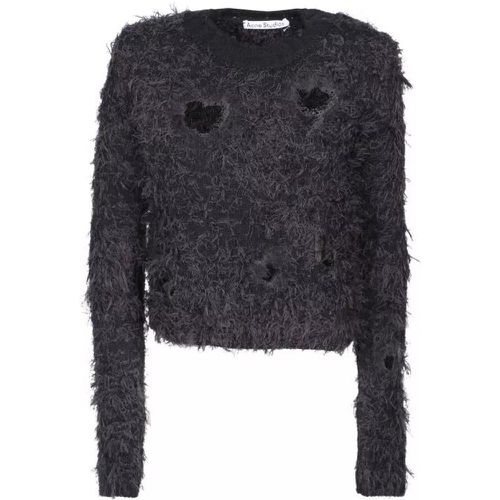 Wool-Blend Sweater - Größe L - black - Acne Studios - Modalova