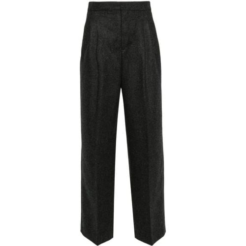 Dark Grey Pleated Trousers - Größe 34 - AMI Paris - Modalova