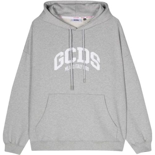 Grey Sweatshirt With Logo - Größe XL - Gcds - Modalova