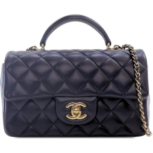 Totes & Shopper - Mini Rectangular Lambskin Top Handle Flap - Gr. unisize - in - für Damen - Chanel - Modalova