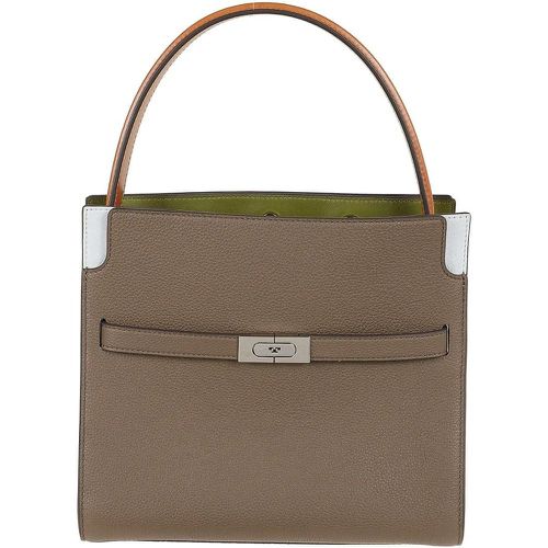 Shopper - Lee Radziwill Pebbled Color-Block Small Double Bag - Gr. unisize - in - für Damen - TORY BURCH - Modalova