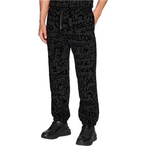 Versace Couture Heren Broek Zwart 75GAA315-FS095/8 - Größe XXL - Versace Jeans Couture - Modalova