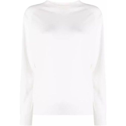 Long-Sleeve Knitted Jumper - Größe 42 - white - PESERICO - Modalova