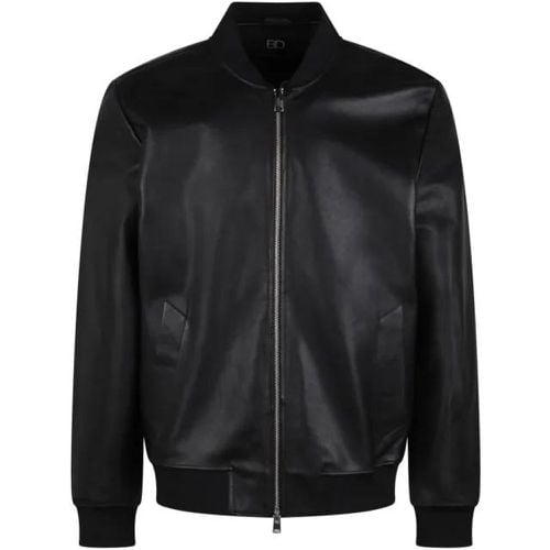 Leather Jacket - Größe 46 - schwarz - Brian Dales - Modalova